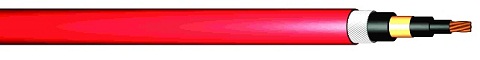 11kV BS6622 High Voltage Power Cables With Stranded Copper Conductors